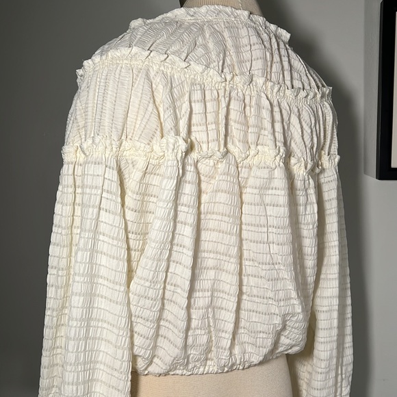 Free people Hailey Blouse Sz Large - Picture 9 of 10